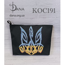 Український тризуб. Косметичка під вишивання бісером (Код:КОС191)