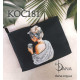 Дівчина з кавою. Косметичка для вишивання бісером (Код:КОС181)
