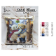 Подушка декоративна для вишивання бісером (комплект) (Код:SBP370)