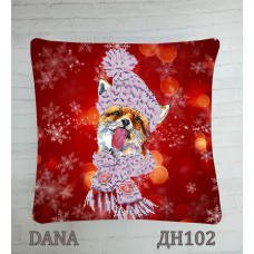 Декоративна подушка для вишивки бісером (комплект) (Код:ДНП102)