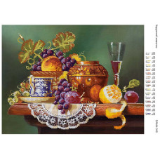 Чаруючий живопис. Тканина під вишивання бісером (Код:345)
