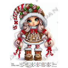 Фея. Основа для рукоділля бісером (Код:1480)