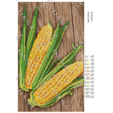 Кукурудза. Заготовка під бісер (Код:2448)