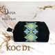 Блакитний оберіг. Косметичка з оксфорду для вишивки бісером (Код:КОС D1окс)