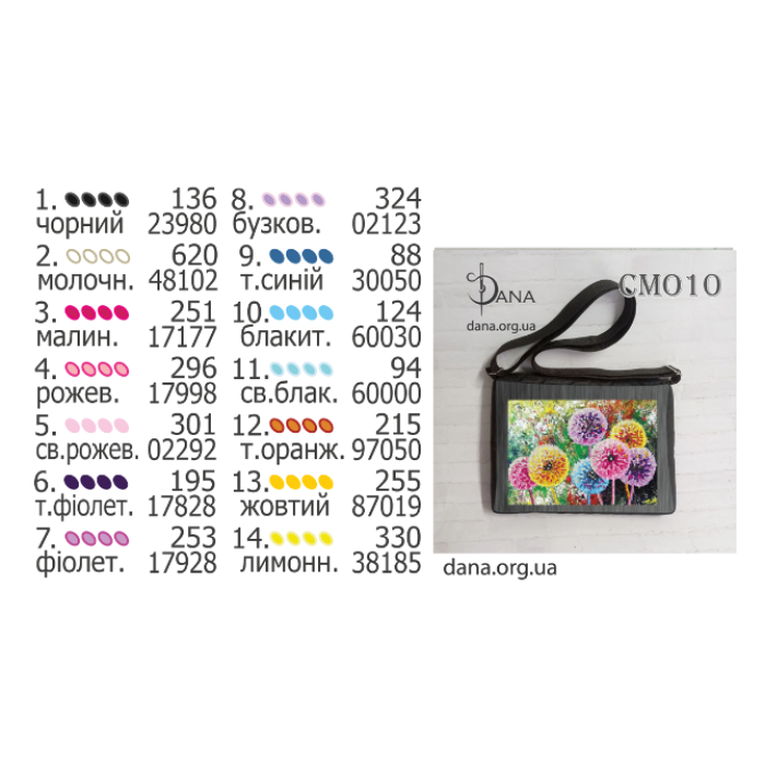 Сумка під вишивку бісером з оксфорду. Кольори в асортименті (Код:СМО10)