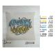 Подушка декоративна для вишивання бісером (комплект) (Код:ДНП158)