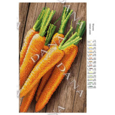 Морквина. Заготовка для вишивки бісером (Код:2445)