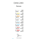 Пошитий чобіток. Розмір: 19см * 8см (Код:2463ПЧ)