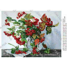 Калина. Декоративна схема для вишивки бісером (Код:3369)